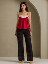 [Viini] SilkSilky-FI Spaghetti Strap V Neck Camisole Top 005