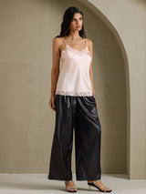 [Pinkki] SilkSilky-FI Spaghetti Strap V Neck Camisole Top 006
