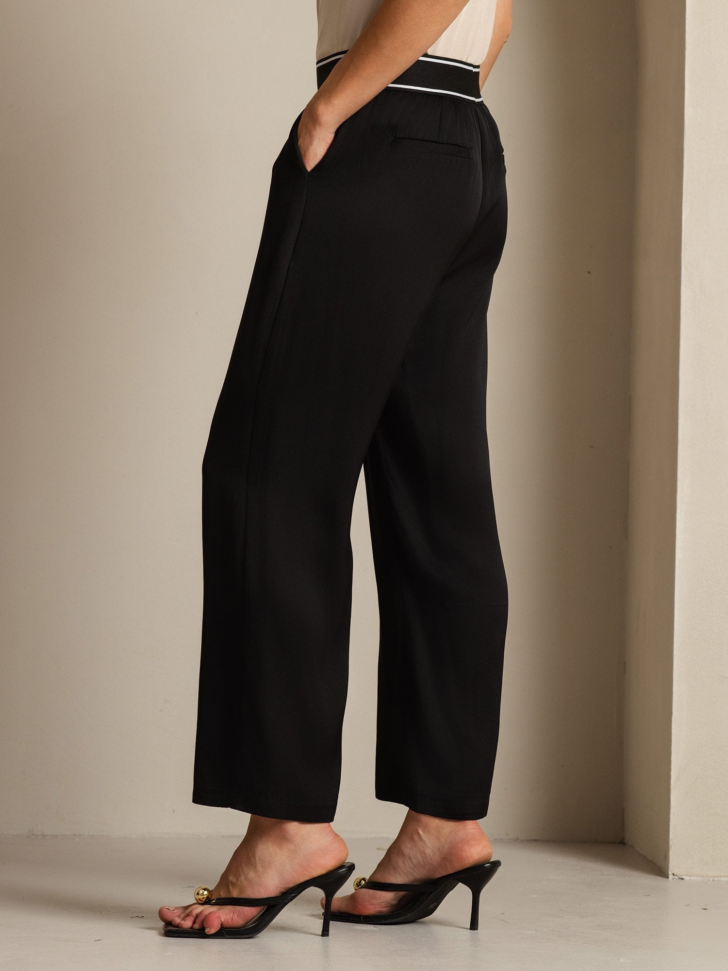 [Musta] SilkSilky-FI 22Momme Womens Pants 003