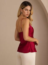 [Viini] SilkSilky-FI Spaghetti Strap V Neck Camisole Top 002