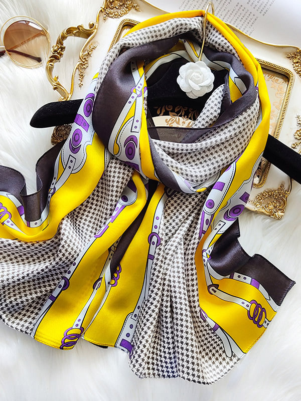 [P025] SilkSilky-FI Pure Silk Scarf 001