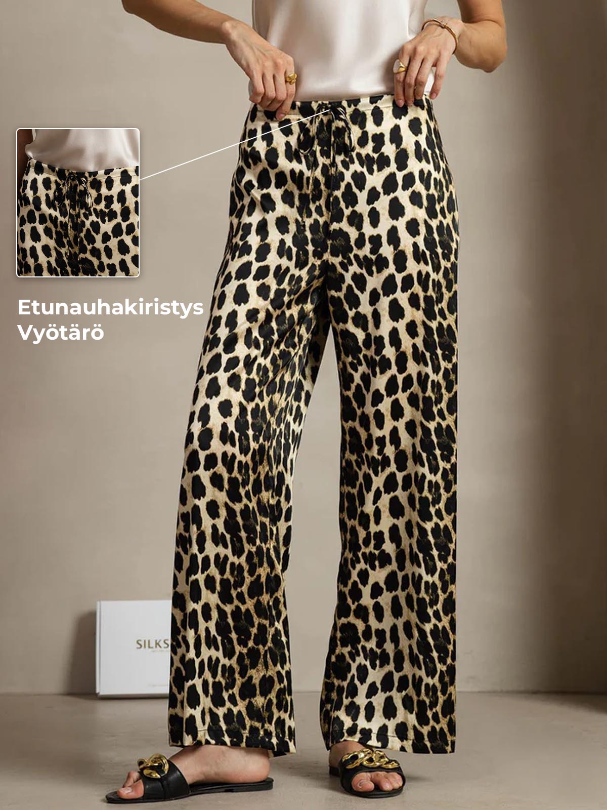 [Leopardi] SilkSilky-FI 19Momme Womens Pants 002