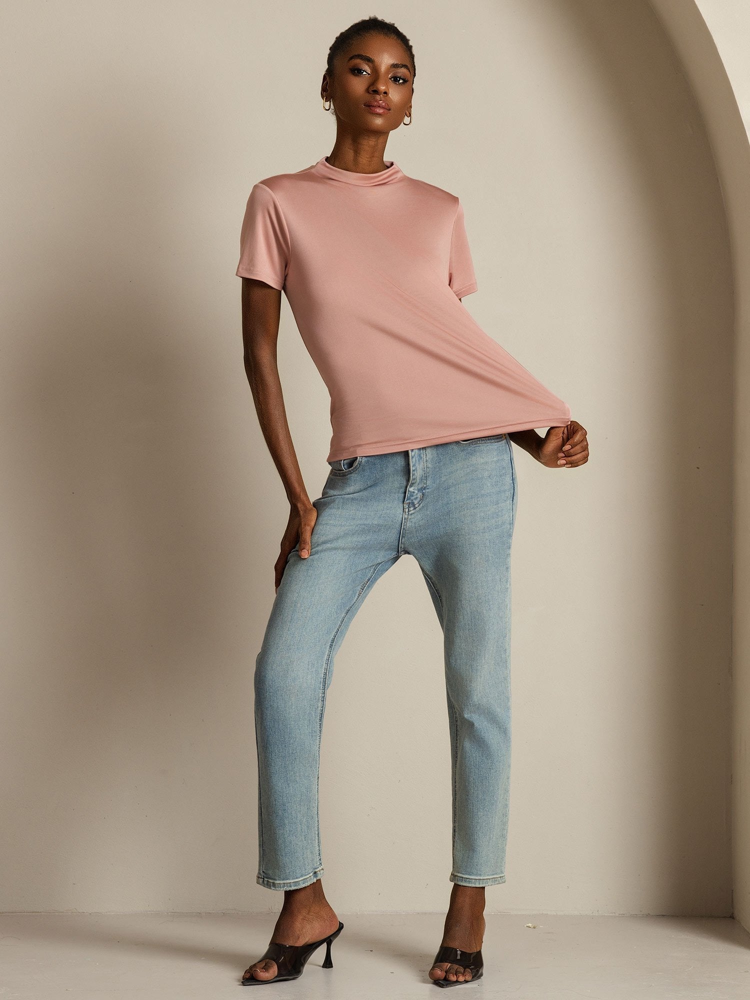 [Pinkki] SilkSilky-FI Womens T-Shirt 004