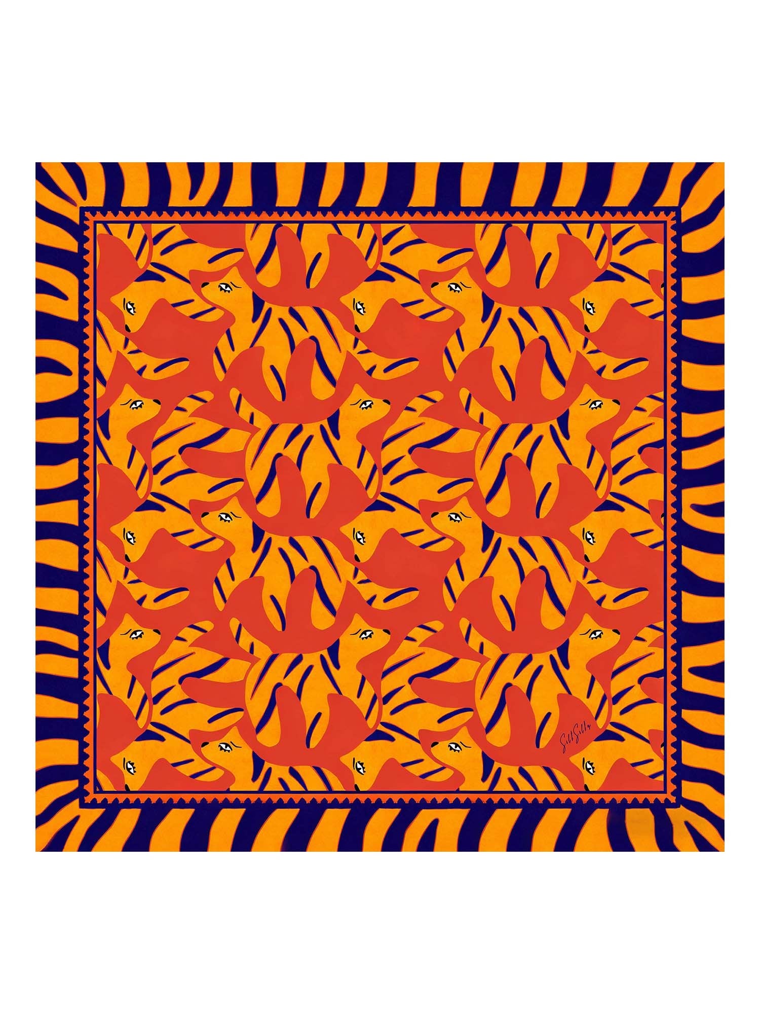 [Oranssi Koira] SilkSilky-FI Scarf 001