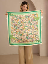 [Hiekkakrokotiili] SilkSilky-FI Scarf 005