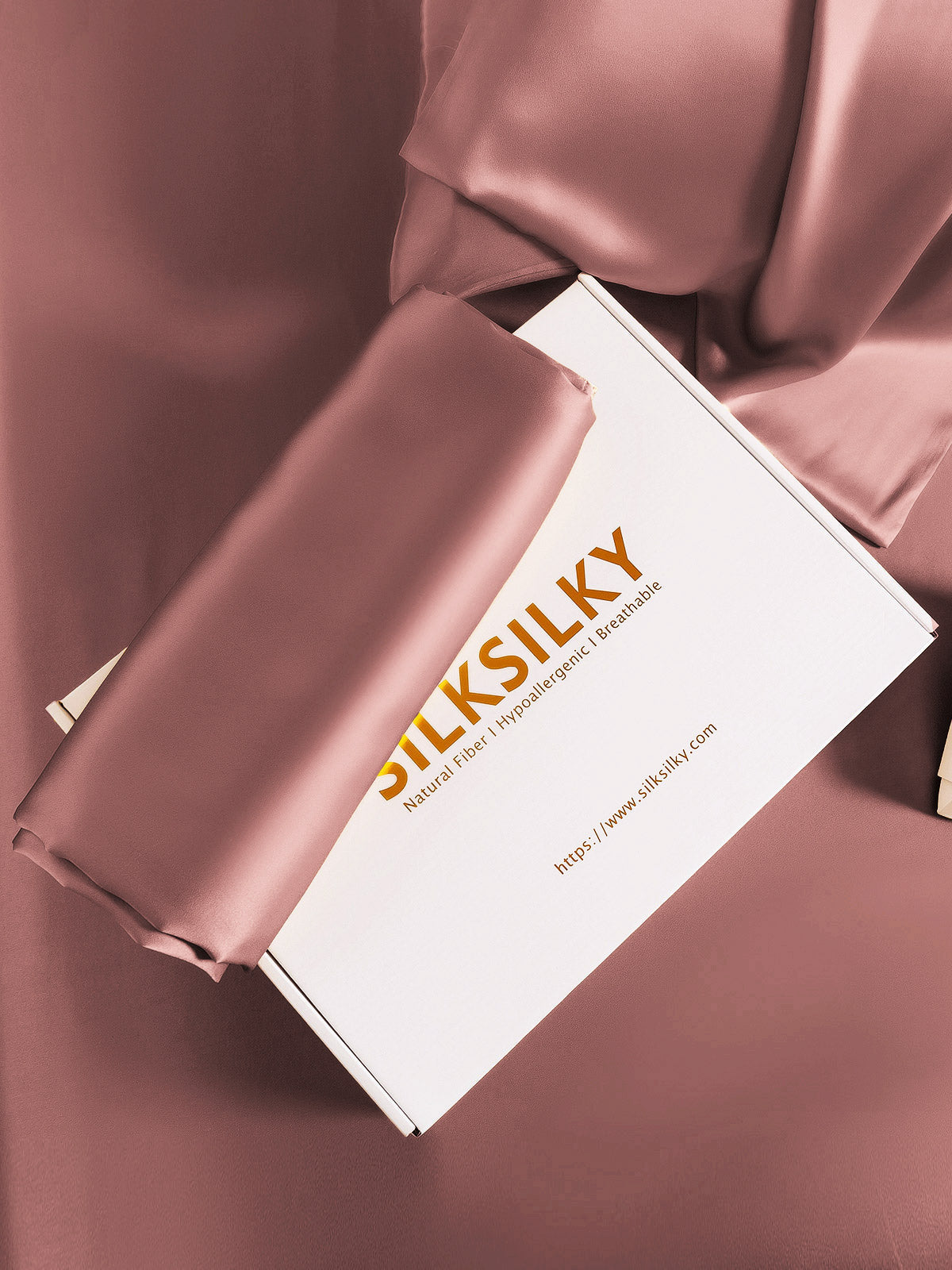 [Vaalean Mauve] SilkSilky-FI 22Momme Pillowcase 006