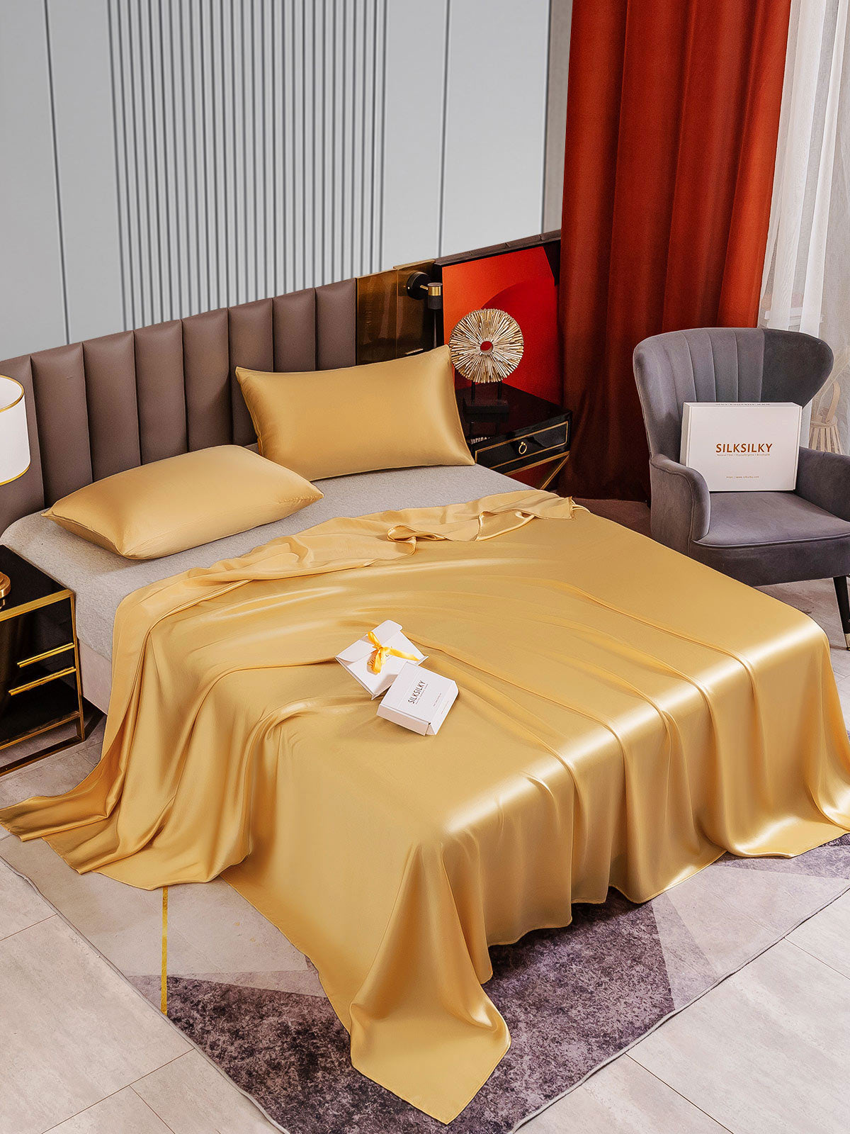 [Samppanja] SilkSilky-FI 22Momme Bedding Set 002