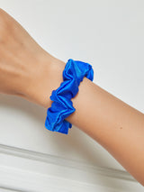 [Sininen] SilkSilky-FI Scrunchie 001