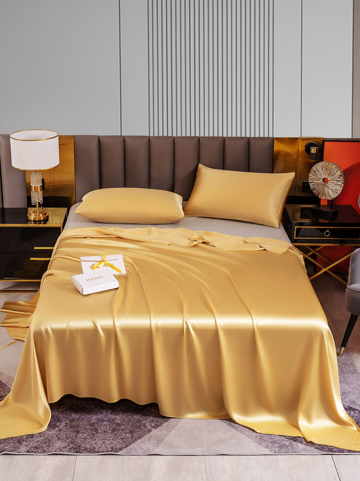 [Samppanja] SilkSilky-FI 22Momme Bedding Set 001