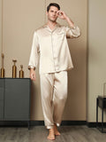 SilkSilky-FI Mens Pajamas Tan 005