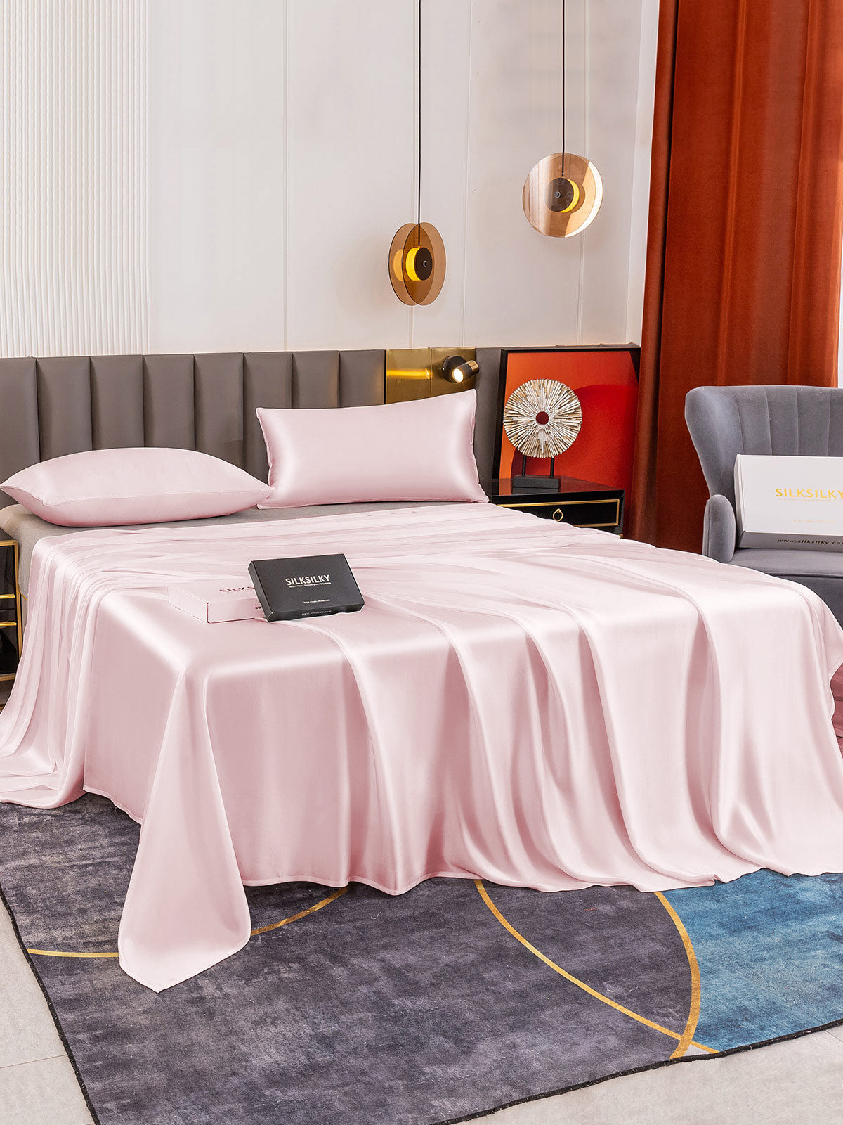 [Pinkki] SilkSilky-FI 19Momme Bedding Set 003
