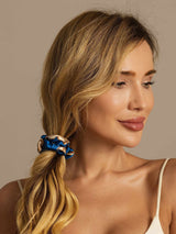 [Navy Lohikäärme] SilkSilky-FI Scrunchie 002