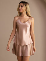 [Toscana] SilkSilky-FI Spaghetti Strap V Neck Camisole Setti 003