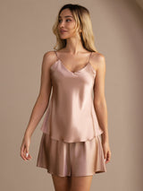 [Toscana] SilkSilky-FI Spaghetti Strap V Neck Camisole Setti 003