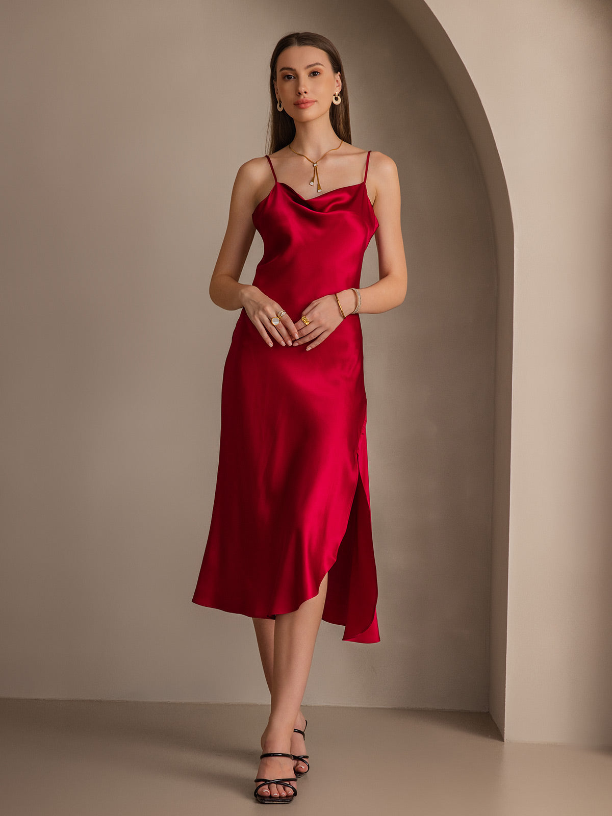 [Viini] SilkSilky-FI 19Momme Dress 005