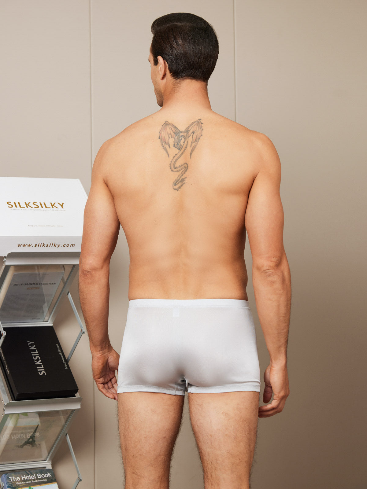[Harmaa] SilkSilky-FI Mens Underwear 002