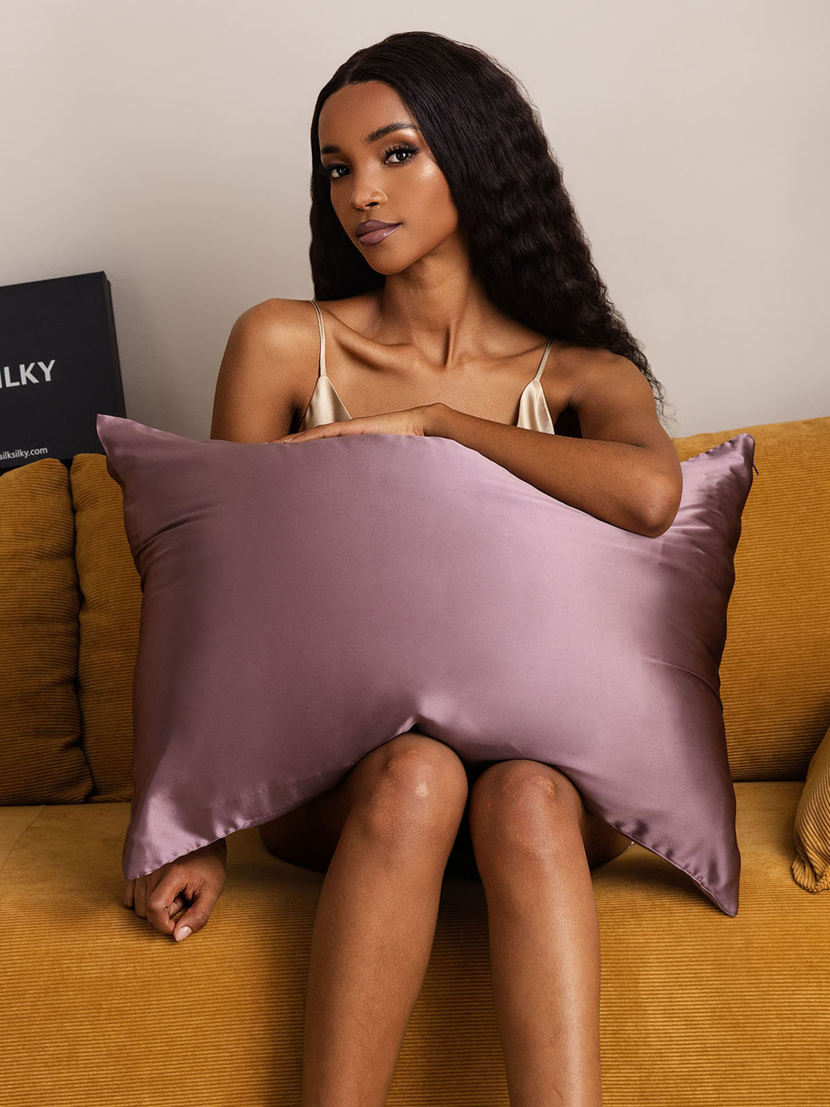 [Tumma Violetti] SilkSilky-FI 22Momme Pillowcase 001