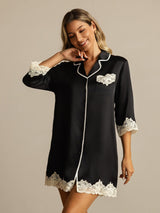 [Musta] SilkSilky-FI Nightshirt 001