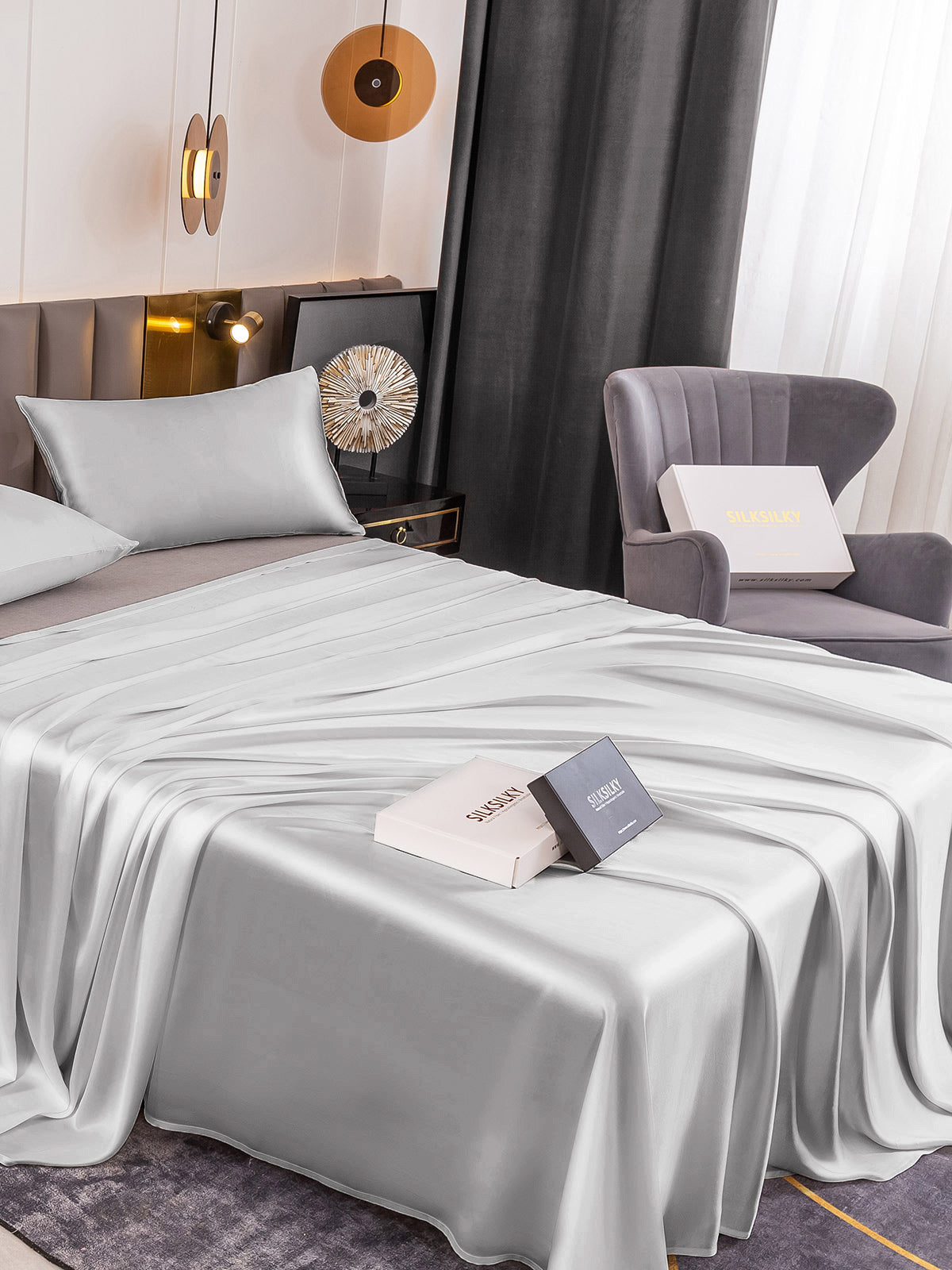 [Hopea] SilkSilky-FI 19Momme Bedding Set 004