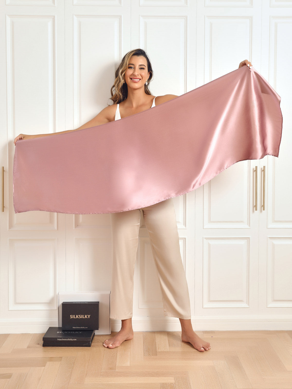 SilkSilky-FI Scarf VaaleanMauve 009