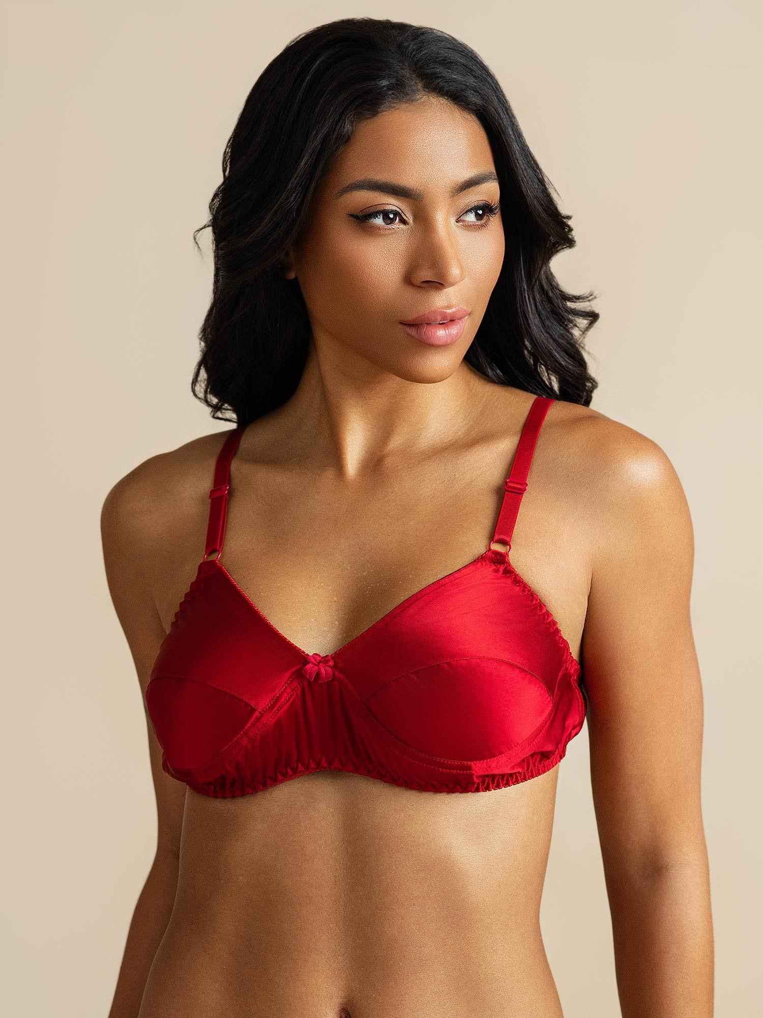 [Punainen] SilkSilky-FI Bra 007,