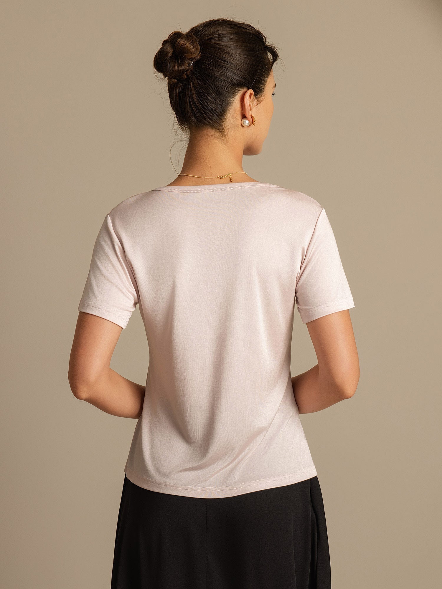 [Vaalea Pinkki] SilkSilky-FI Womens T-Shirt 002,