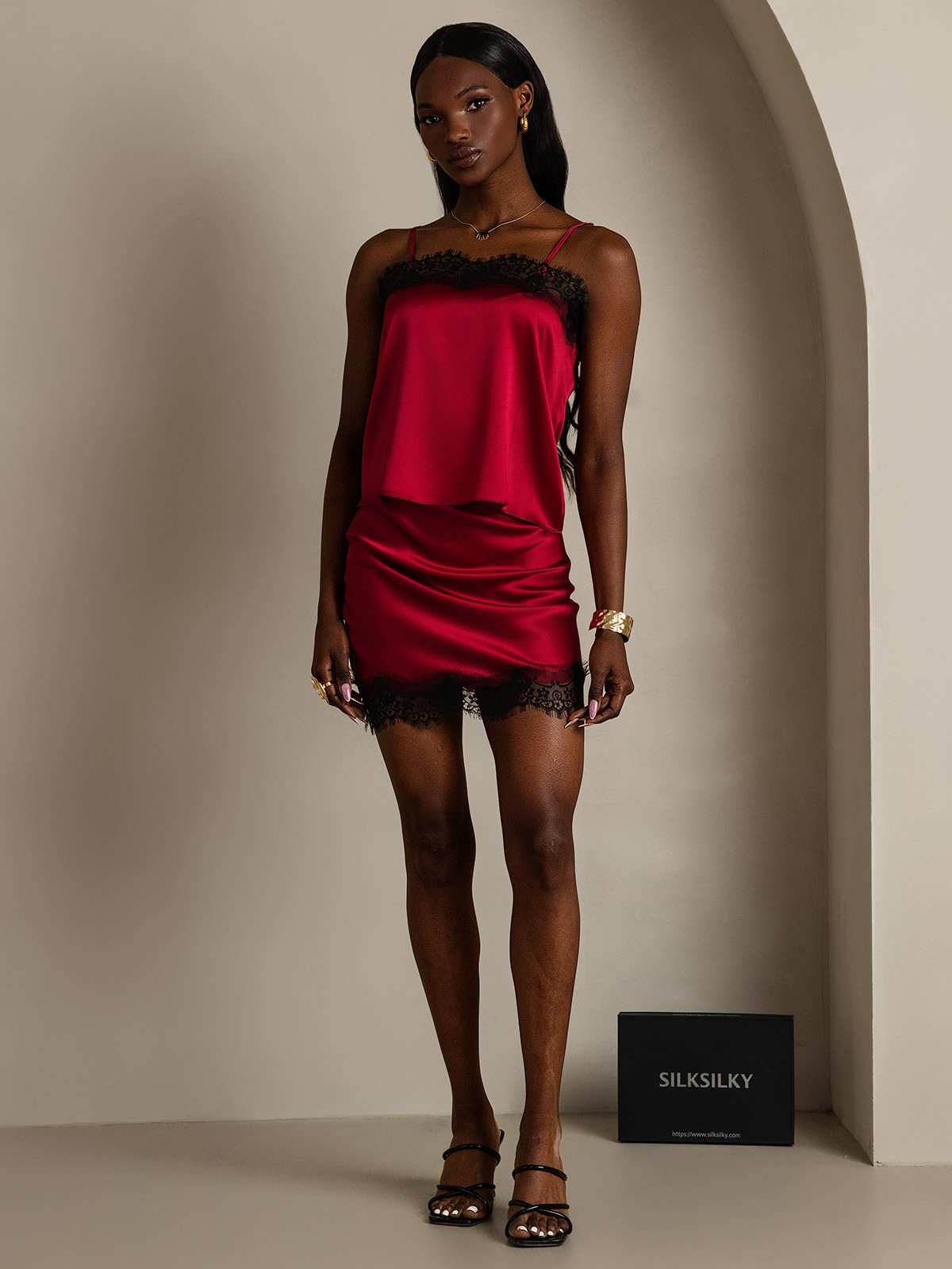 [Viini] SilkSilky-FI 19Momme Skirt 006