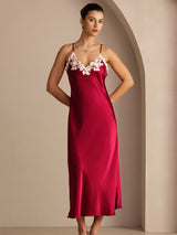 [Viini] SilkSilky-FI Spaghetti Strap V Neck Mekko 007