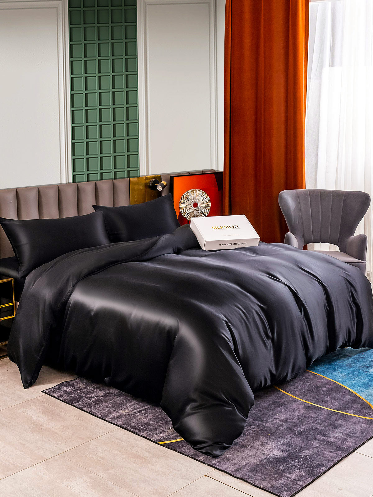 [Musta] SilkSilky-FI 25Momme Bedding Set 002