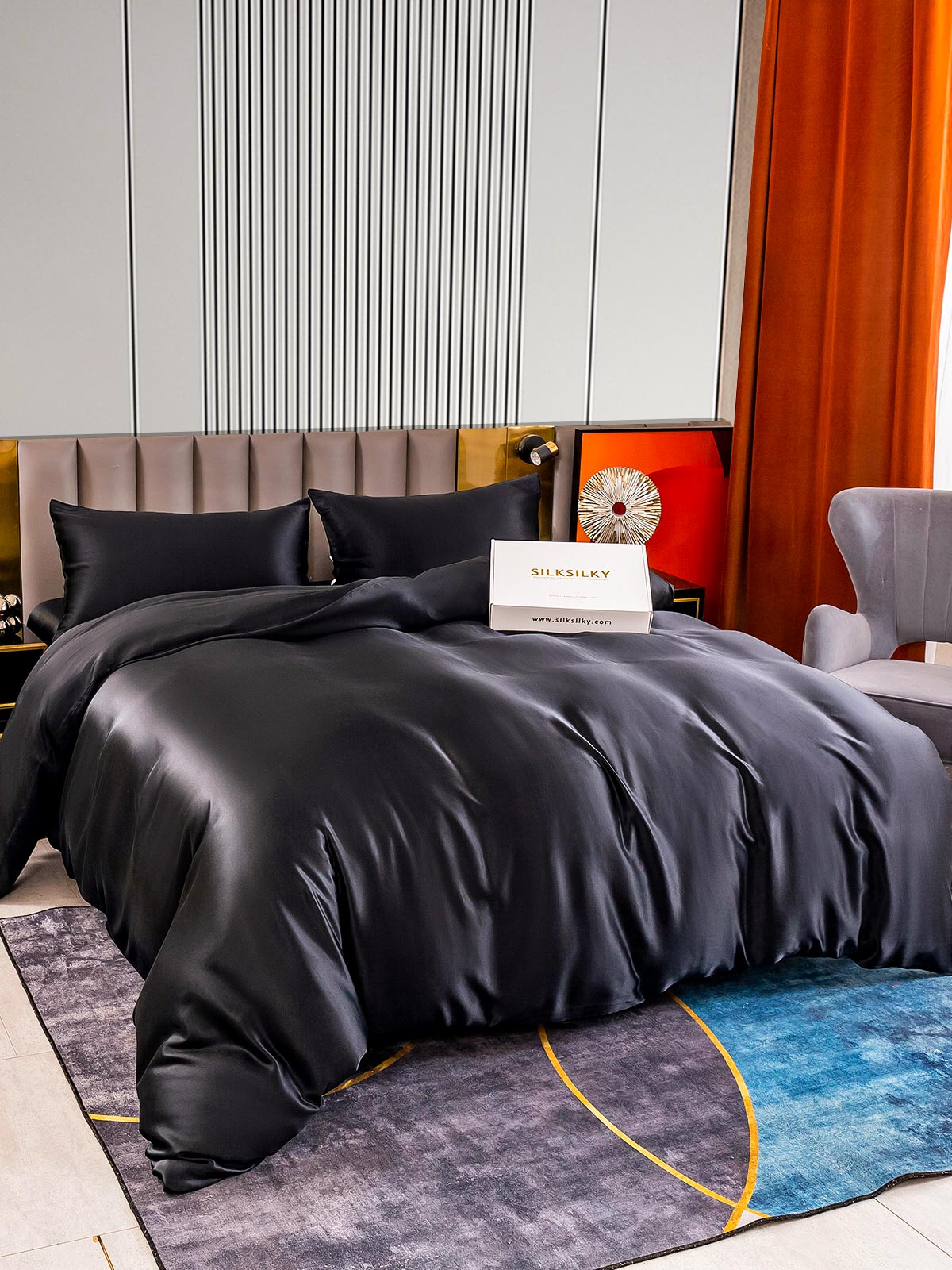 [Musta] SilkSilky-FI 22Momme Bedding Set 002