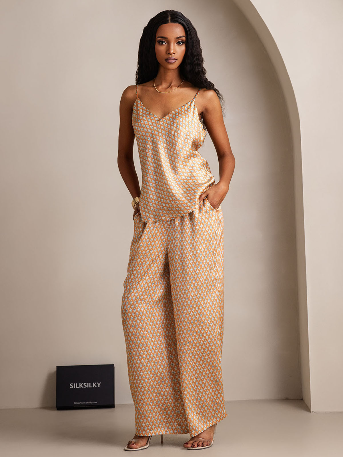 [Kukka] SilkSilky-FI Camisole Set 006