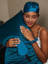 [Sinivihreä] SilkSilky-FI 19Momme Pillowcase Set 003