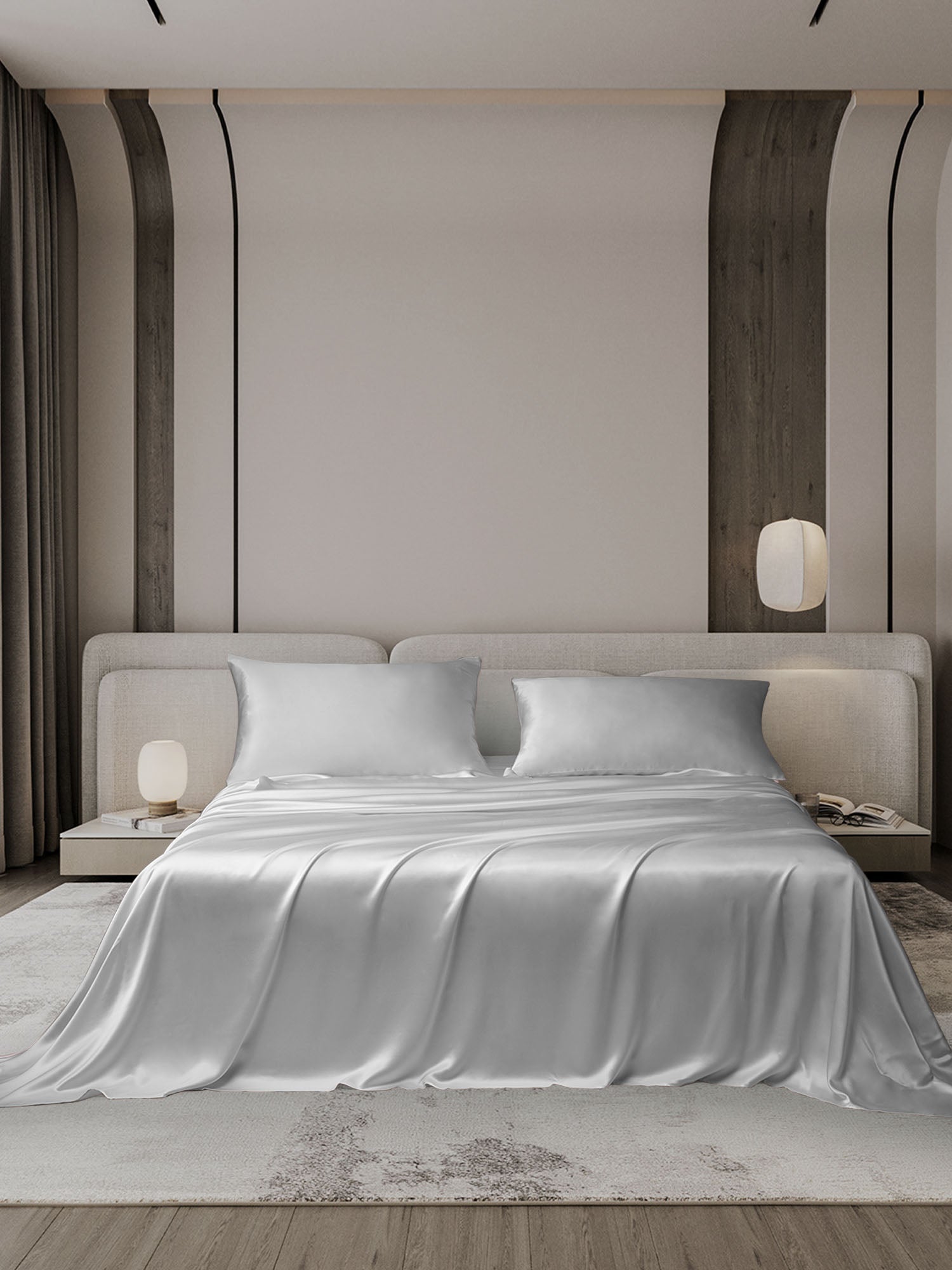 [Hopea] SilkSilky-FI 19Momme Vuodevaatteet Setti 001