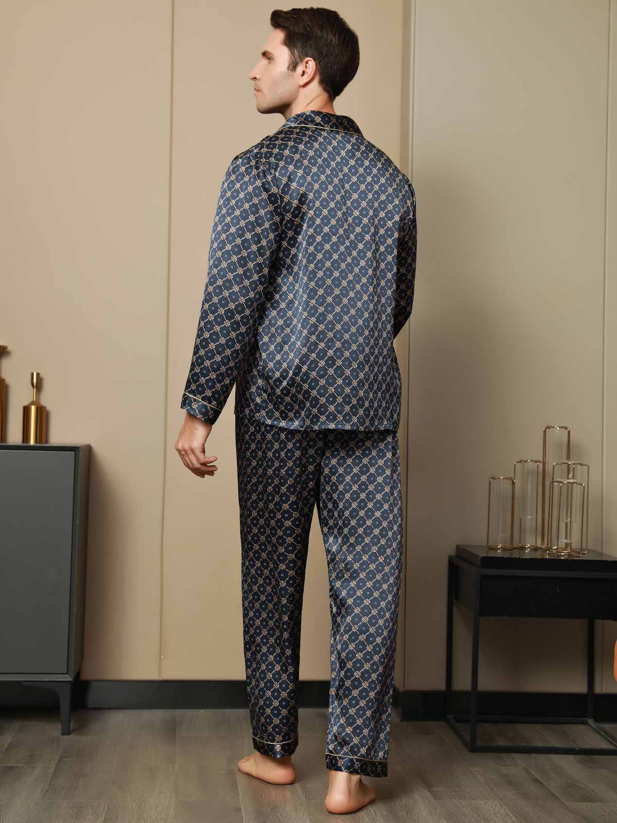 [Laivasto Ketju] SilkSilky-FI Mens Pajamas 002