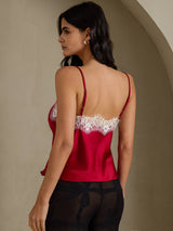 [Viini] SilkSilky-FI Spaghetti Strap V Neck Camisole Top 002