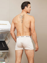 [Beige] SilkSilky-FI Mens Underwear 002,