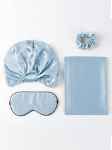 [Vaaleansininen] SilkSilky-FI 19Momme Pure Silk Pillowcase Set 005