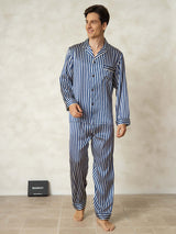 [Laivasto Raita] SilkSilky-FI 19Momme Mens Pajamas 001,