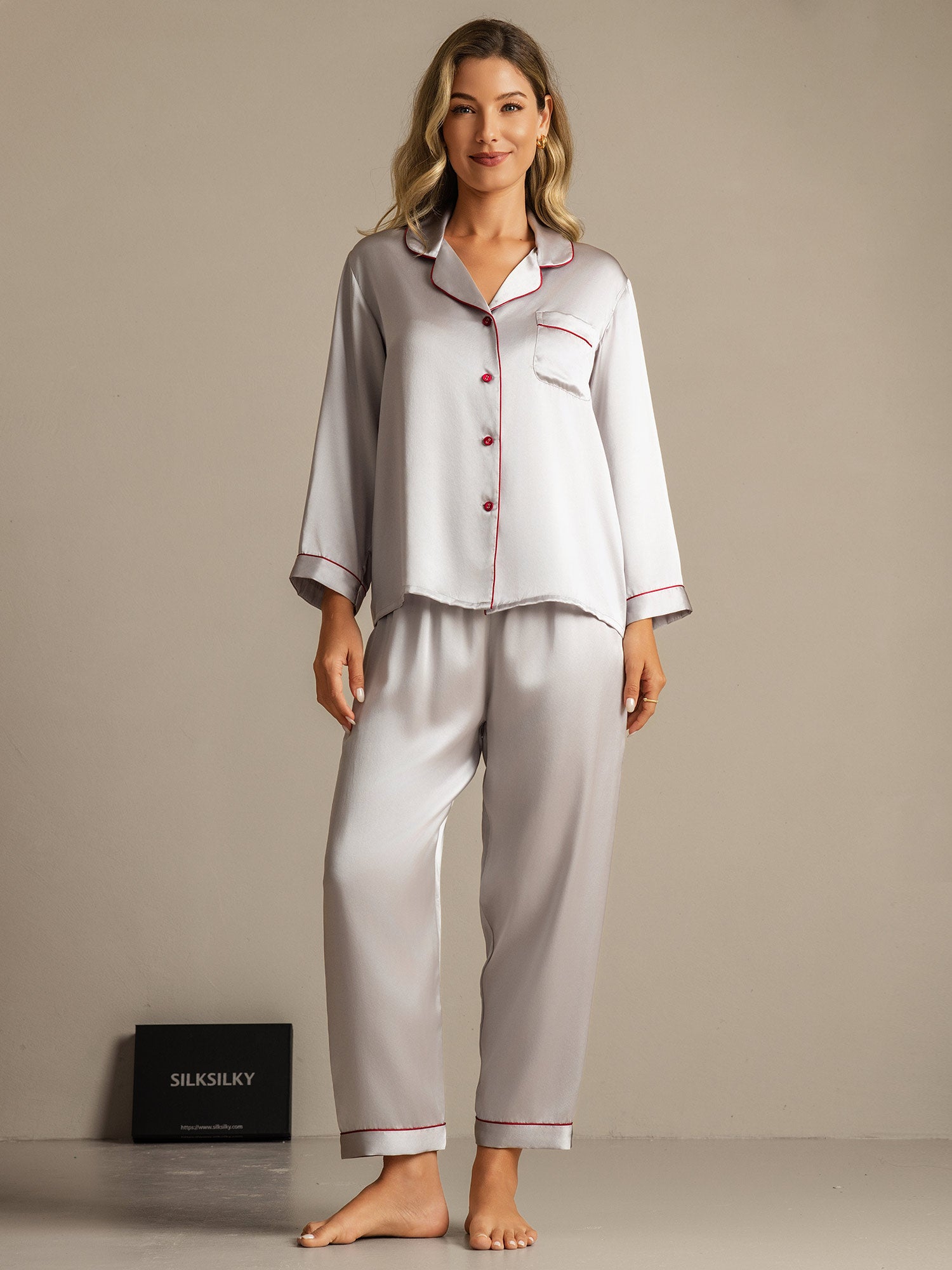 [Hopea] SilkSilky-FI Womens Pajamas 001