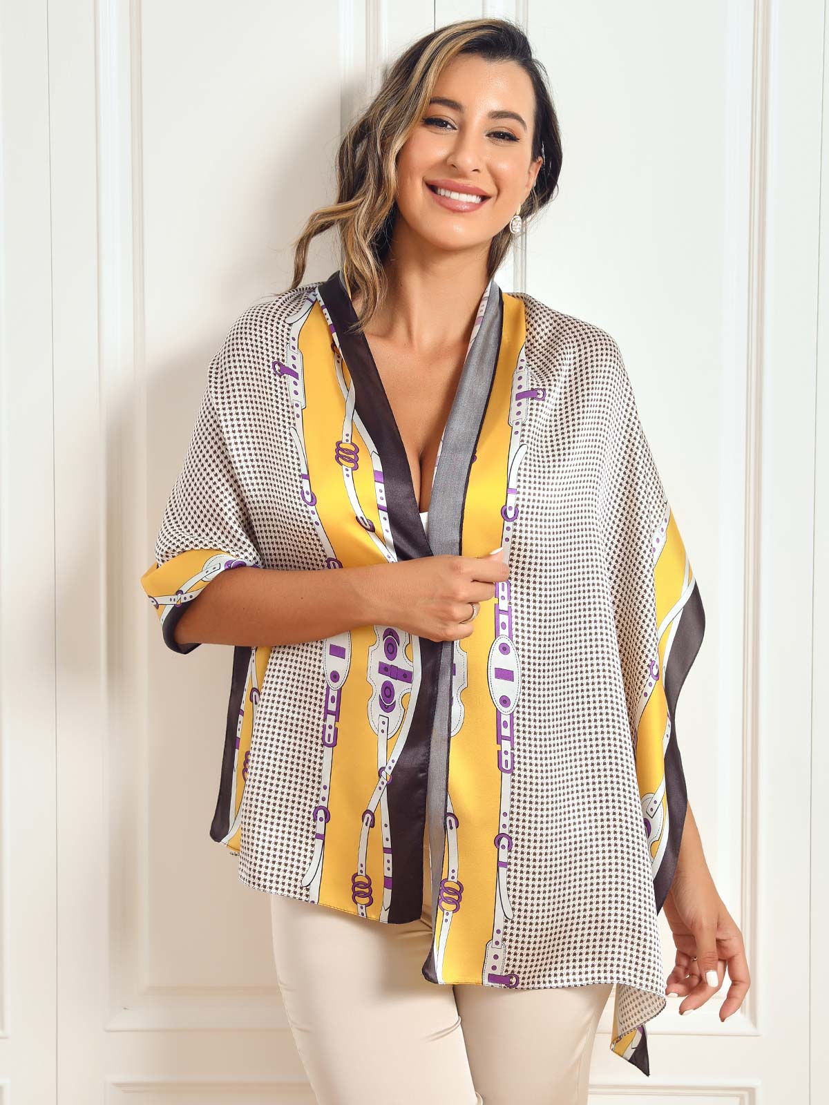 [P025] SilkSilky-FI Pure Silk Scarf 002