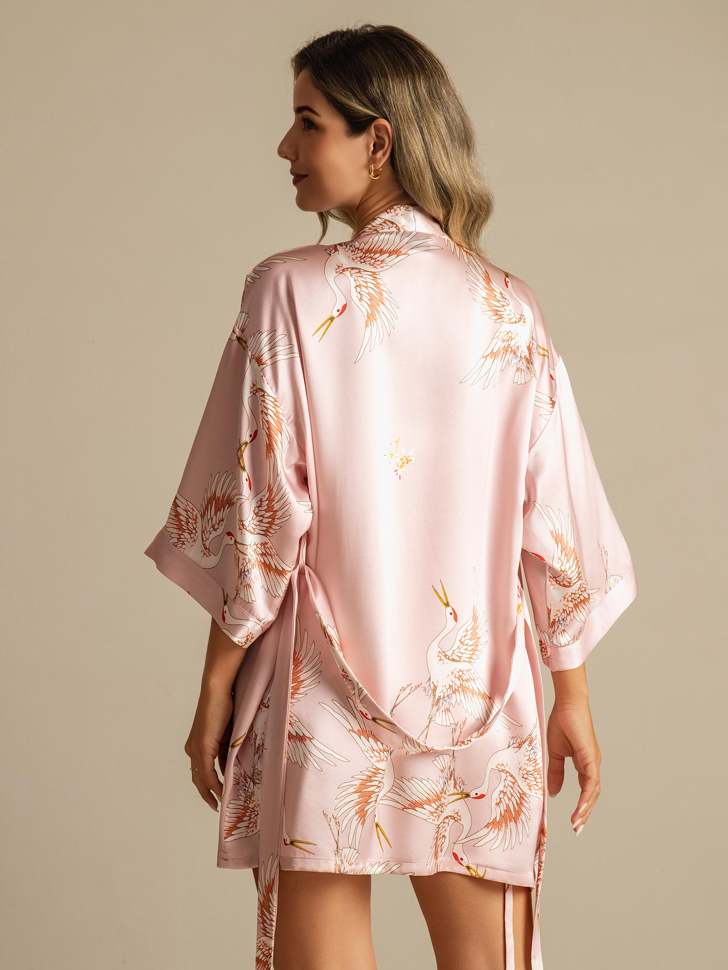 [Pinkki] SilkSilky-FI Womens Robe 002