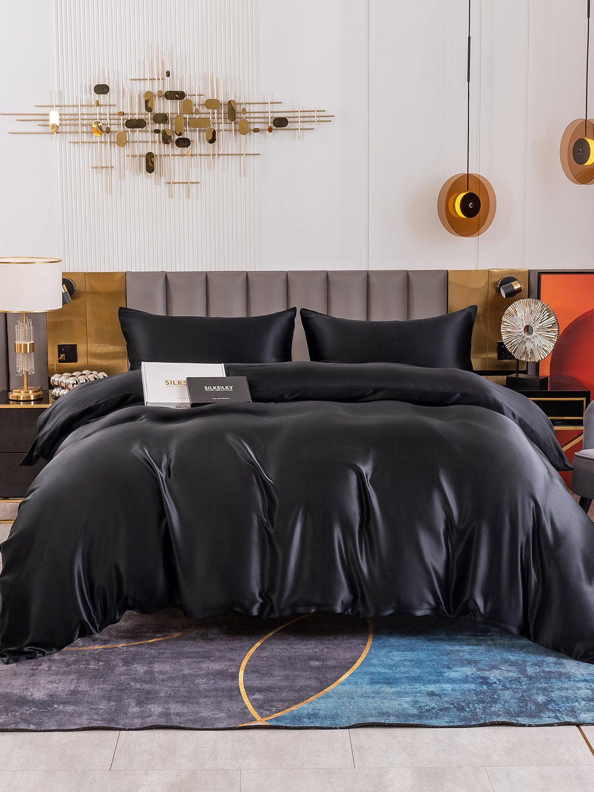 [Musta] SilkSilky-FI 19Momme Bedding Set 002