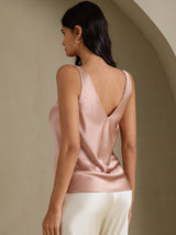[Toscana] SilkSilky-FI Sleeveless V Neck Camisole Top 002