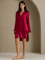 [Viini] SilkSilky-FI Long Sleeve Lapel Collar Unipaita 008