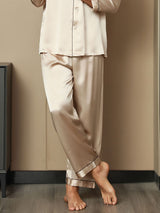 [Tan] SilkSilky-FI Mens Sleep Bottoms 004,