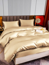 [Beige] SilkSilky-FI 22Momme Bedding Set 005,