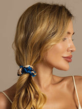 [Navy Lohikäärme] SilkSilky-FI Scrunchie 005