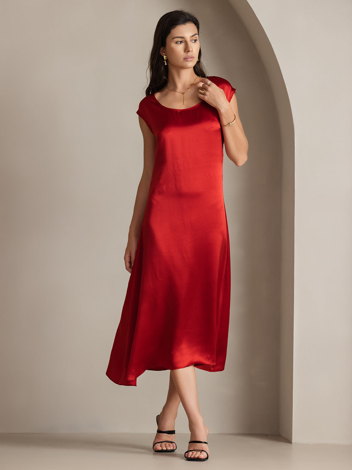 [Viini] SilkSilky-FI 19Momme Dress 005