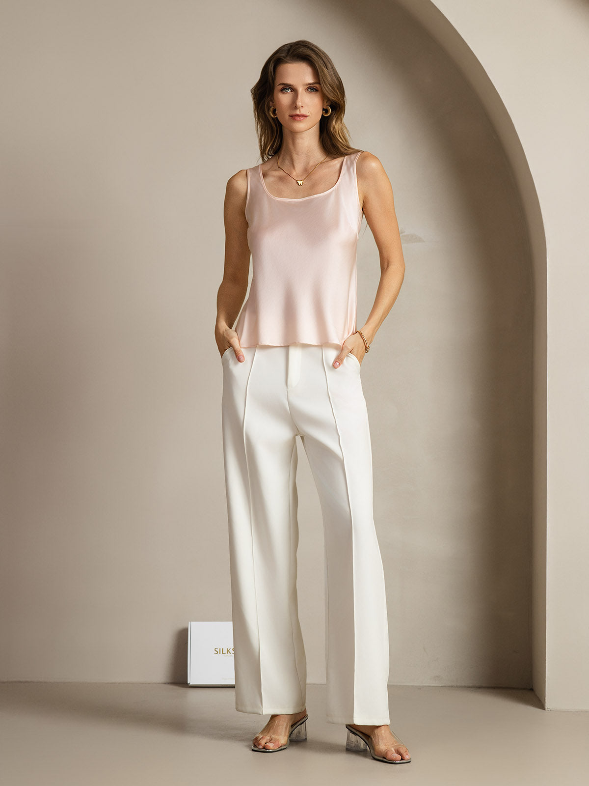 [Pinkki] SilkSilky-FI 19Momme Camisoles 004