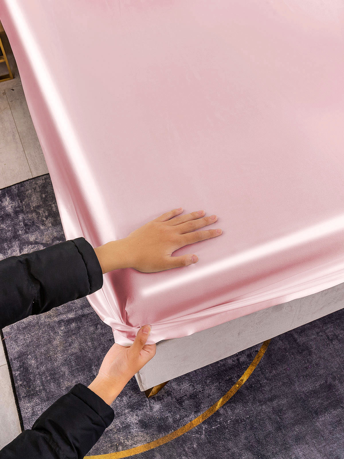[Pinkki] SilkSilky-FI 22Momme Pure Silk Sheet 006